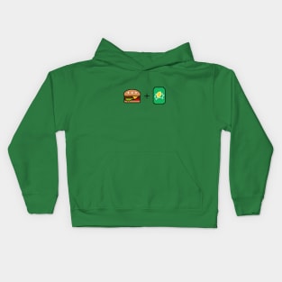 BTS JHOPE "Burger and Sprite!" Kids Hoodie